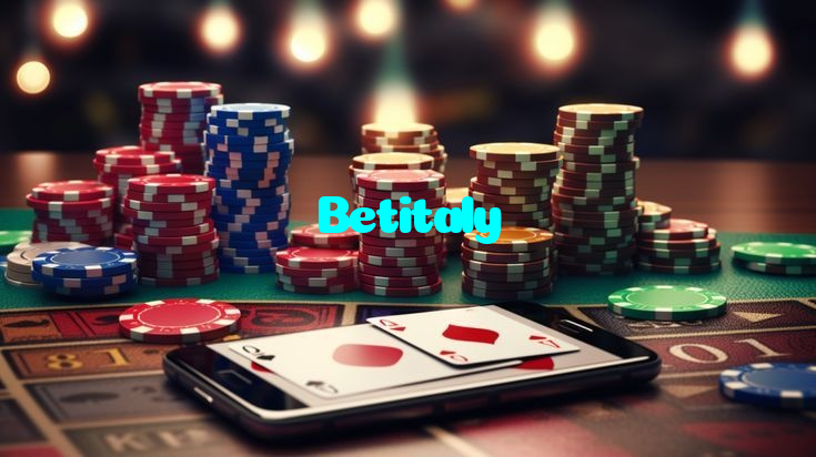 Betitaly casino presented on mobile device in Pakistan with slots and live games